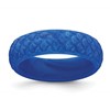 Silicone Blue Mermaid Pattern 5.7mm Domed Band Size 10