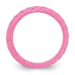 Silicone Pink Mermaid Pattern 5.7mm Domed Band Size 8