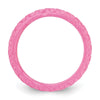 Silicone Pink Mermaid Pattern 5.7mm Domed Band Size 8