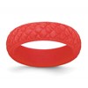 Silicone Red Mermaid Pattern 5.7mm Domed Band Size 6