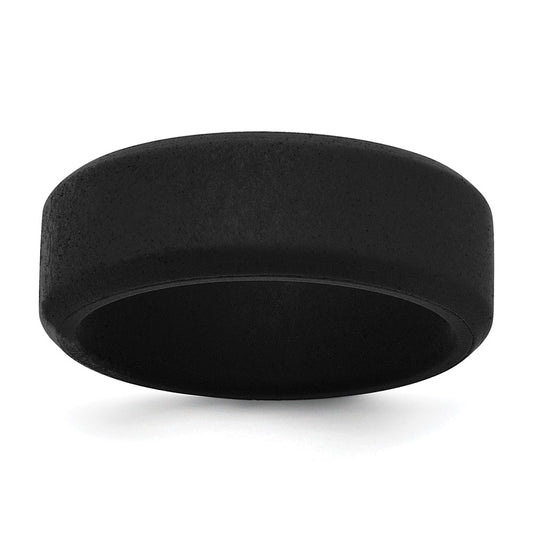 Silicone Black 8mm Band