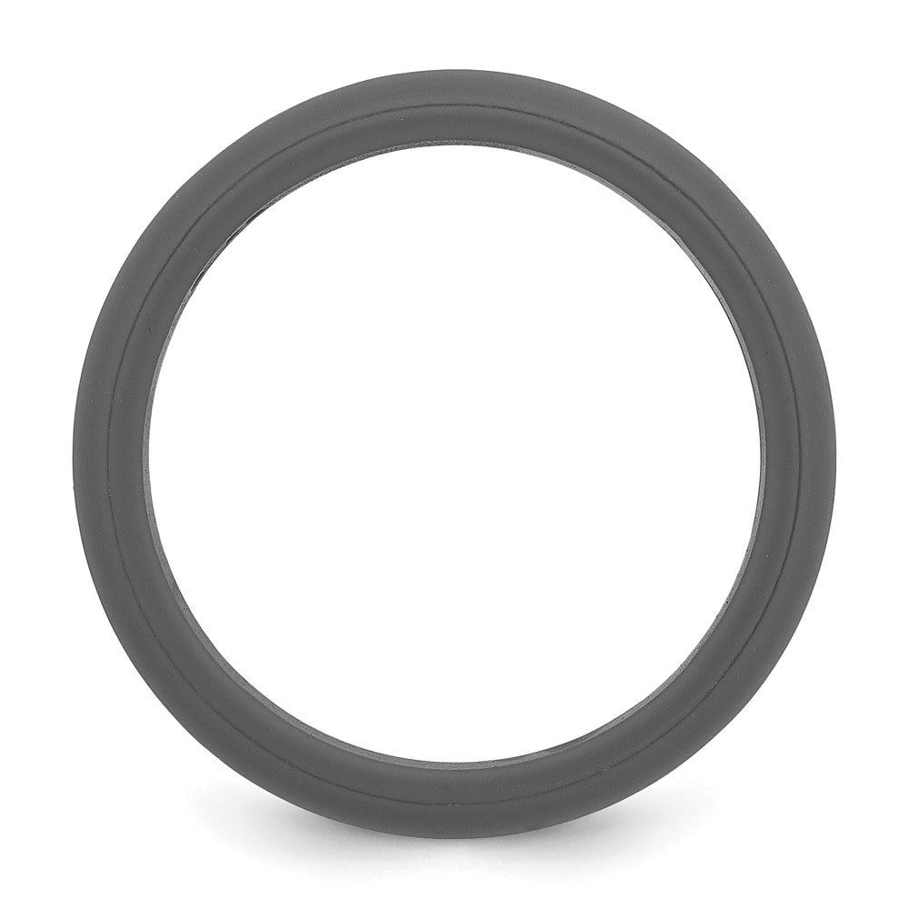 Silicone Dark Gray 8mm Band