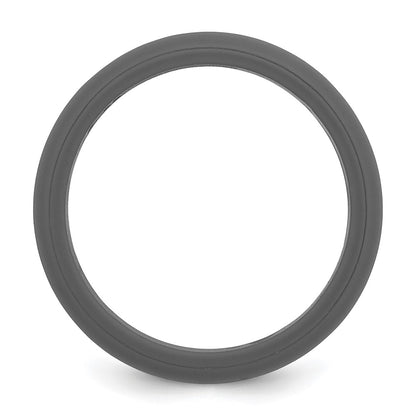 Silicone Dark Gray 8mm Band