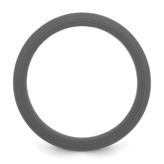 Silicone Dark Gray 8mm Band