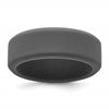 Silicone Dark Gray 8mm Band