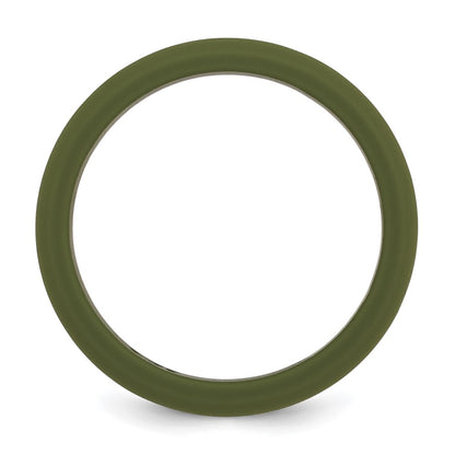 Silicone Olive Green 8mm Band