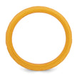 Silicone Metallic Gold 8.70mm Fish Scale Pattern Band