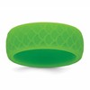 Silicone Light Green 8.70mm Fish Scale Pattern Band