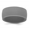 Silicone Dark Gray 8.70mm Flat Edge Band