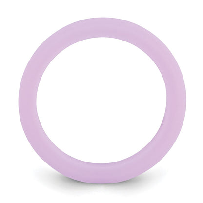 Silicone Purple 3mm Round Band