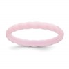 Silicone Lavender 3mm Braided Band