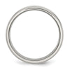 Chisel Stainless Steel Polished 7mm Ridged Edge Band