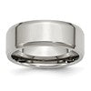 Chisel Stainless Steel Polished 8mm Beveled Edge Band