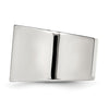 Chisel Stainless Steel Polished 1/4 Carat Black and White Diamond Ring