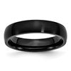 Chisel Stainless Steel Brushed Black IP-plated 5mm Band