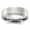 Chisel Stainless Steel Polished with Brushed Center 8mm Band