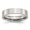 Chisel Stainless Steel Polished 5mm Flat Band