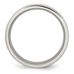 Chisel Stainless Steel Polished 6mm Flat Band