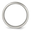 Chisel Stainless Steel Polished 6mm Flat Band