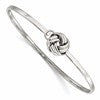 Chisel Stainless Steel Polished Love Knot Bangle