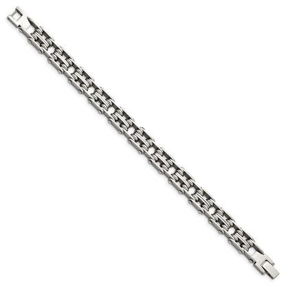 Chisel Stainless Steel Polished 9 inch Link Bracelet