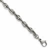 Chisel Stainless Steel Polished 9 inch Bracelet