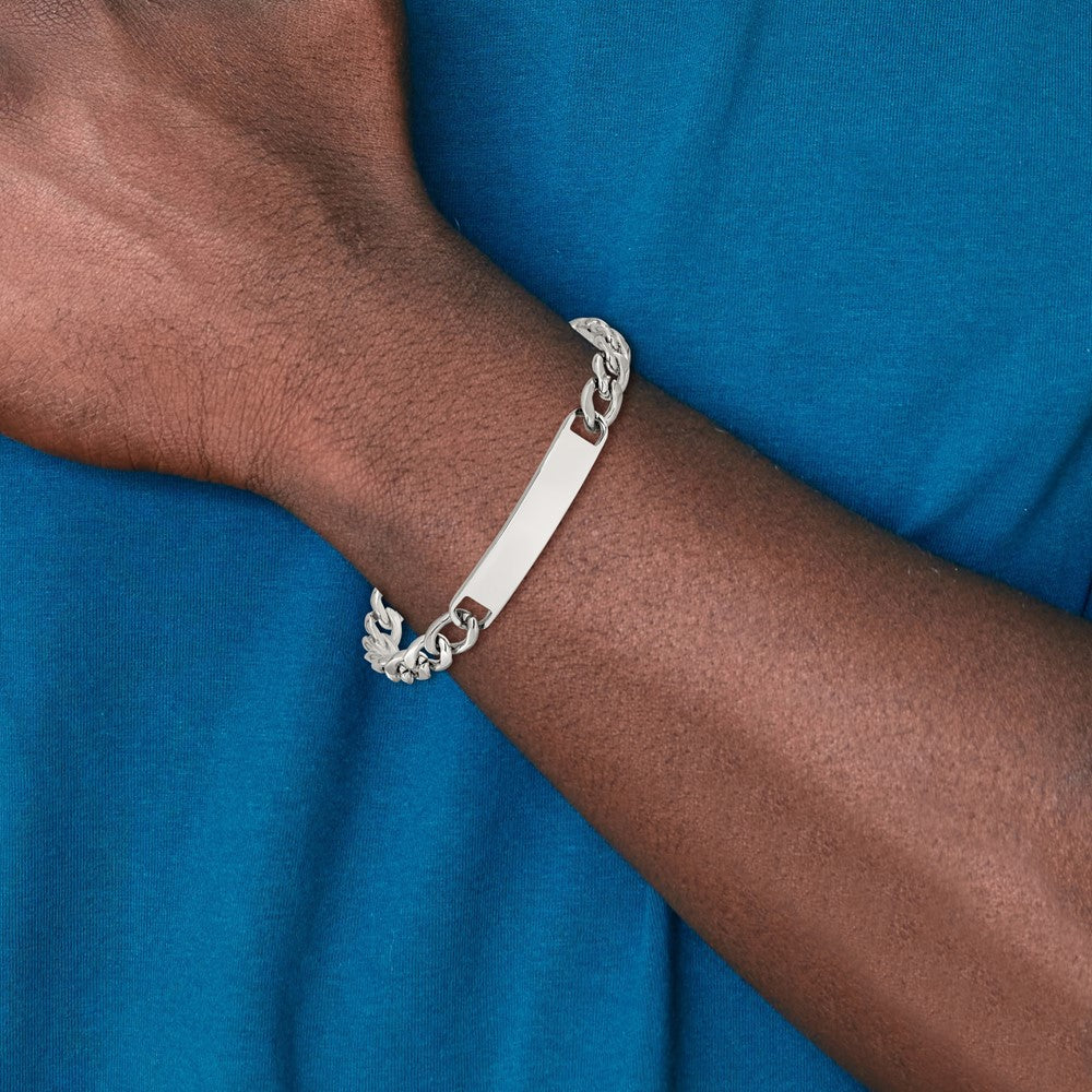Chisel Stainless Steel Polished Curb Link 7.75 inch ID Bracelet