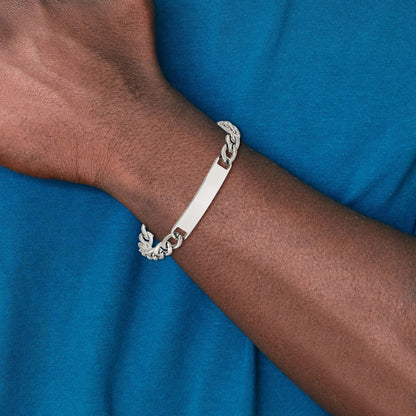 Chisel Stainless Steel Polished Curb Link 7.75 inch ID Bracelet