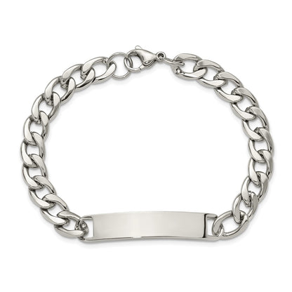 Chisel Stainless Steel Polished Curb Link 7.75 inch ID Bracelet
