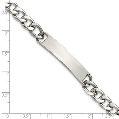 Chisel Stainless Steel Polished Curb Link 7.75 inch ID Bracelet