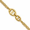 Chisel Stainless Steel Polished Yellow IP-plated Two-Strand 7 inch Plus a 1.25 inch Extension Bracelet