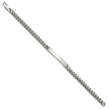Chisel Stainless Steel Polished Curb Link 8 inch ID Bracelet
