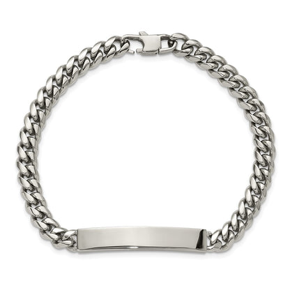 Chisel Stainless Steel Polished Curb Link 8 inch ID Bracelet