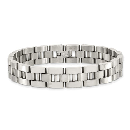 Chisel Stainless Steel Polished 8.5 inch Link Bracelet