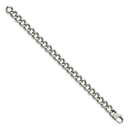 Chisel Stainless Steel Polished 8.5 inch Curb Bracelet