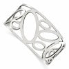 Chisel Stainless Steel Polished Ovals Cuff Bangle