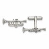 Chisel Stainless Steel Polished Trumpet Cufflinks