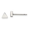 Chisel Stainless Steel Polished Triangle Post Earrings
