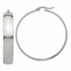 Chisel Stainless Steel Polished 9mm Hoop Earrings