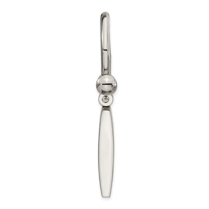 Chisel Stainless Steel Brushed and Polished Key Ring