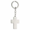 Chisel Stainless Steel Polished Cross Key Ring