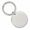 Chisel Stainless Steel Brushed and Polished 1.85mm Reversible Circle Key Ring