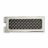 Chisel Stainless Steel Polished with Black Carbon Fiber Inlay Money Clip
