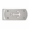 Chisel Stainless Steel Brushed and Polished Anchor Money Clip