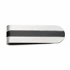 Chisel Stainless Steel Polished with Black IP-plated Center Money Clip