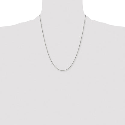 Chisel Stainless Steel Antiqued 2mm 22 inch Beaded Ball Chain