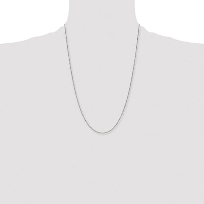 Chisel Stainless Steel Antiqued 2mm 24 inch Beaded Ball Chain