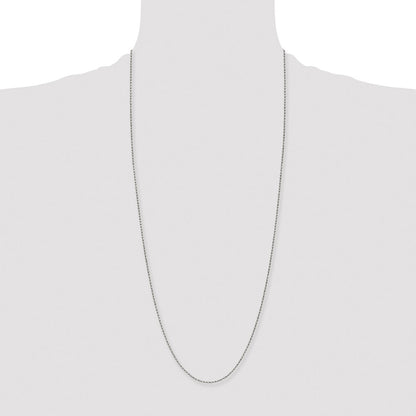 Chisel Stainless Steel Antiqued 2mm 30 inch Beaded Ball Chain