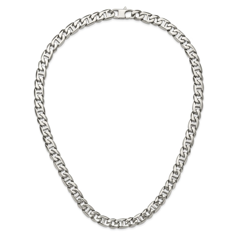 Chisel Stainless Steel Polished 24 inch Anchor Link Necklace