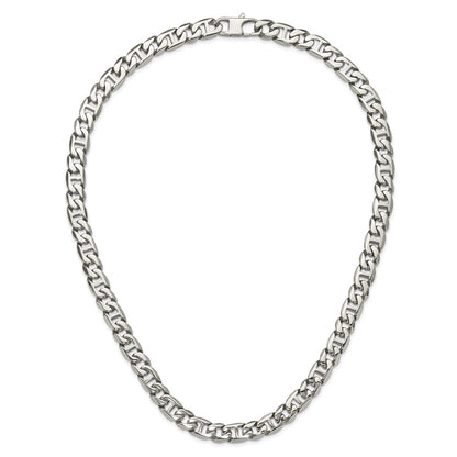Chisel Stainless Steel Polished 24 inch Anchor Link Necklace
